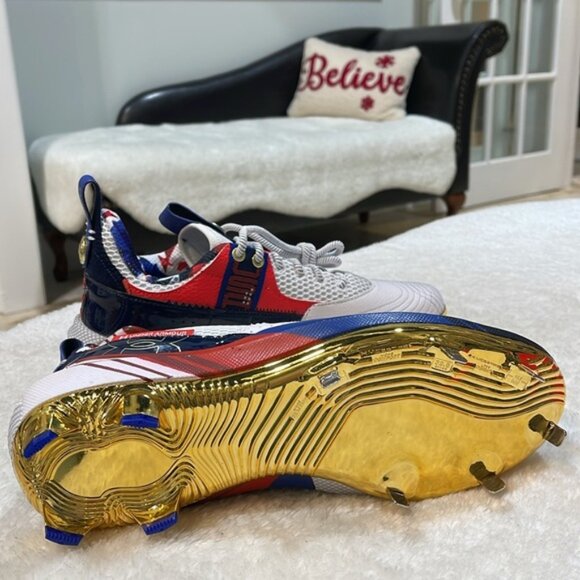 Under Armour Men's Harper 7 Low USA ST Baseball Cleats - Picture 5 of 10